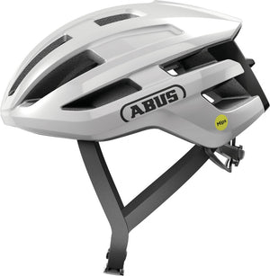 Abus powerdome fietshelm mips shiny white