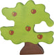 Holztiger bos - appelboom voor vogels - 20x2x20cm - houten figuur - handgemaakt