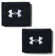 Under armour performance wb-blk heren zweetband - zwart - wit