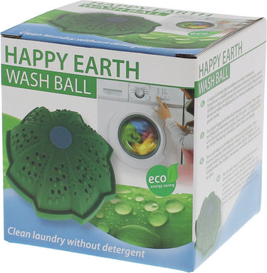 Scanpart happy earth wasbal voor wasmachine - eco wasbol - wassen zonder wasmiddel - vervangt wasmiddel waspoeder - keramische balletjes - ecologisch - duurzaam