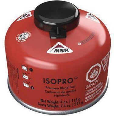 Msr isopro cartridge gasfles 113g rood