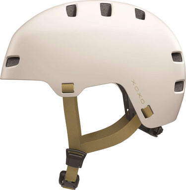 Abus fietshelm xoxo eco birch taupe l - 57-61 cm - beige - geschikt voor gebruik op elektrische fietsen - stadsfietsen - 440 g