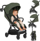 Lionelo bess buggy – ultracompacte kinderwagen 6 m–22 kg – 7,5 kg lichtgewicht – automatisch inklapbaar met 1 hand – xxl upf50+ kap – ligpositie 83 cm – 5-punts magnetische gordel – geveerde 360° wielen – reisvriendelijk
