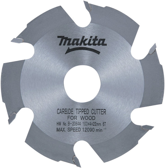 Makita toebehoren - freesschijf voor hout, 100x22,2 mm, 6 tanden b-20644
