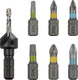 Wolfcraft - flipbit toebehoren - verzinkboor - ph 1, ph 2, pz 1, pz 2, tx 15, tx 20 - 3085000