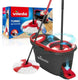 Vileda turbo 2in1 – complete set met spinmop en emmer met pedaalpers - microvezelmop 2in1