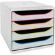 Ladekastje exacompta 310913d black office wit