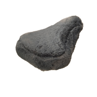 zadelhoes 26 x 24 cm schapenvacht antraciet