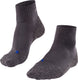 Falke tk2 cool short anti-blaar dik lyocell functioneel materiaal wandelsokken heren grijs - maat 46-48