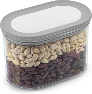 Curver dry grand chef – stapelbare voorraadbus met deksel – 800 ml – transparant grijs