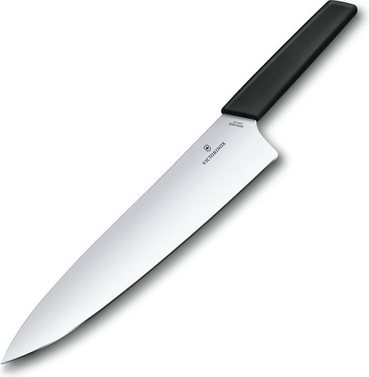 Victorinox swiss modern koksmes - 25cm - rvs pp kunststof - zwart