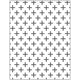 Embossing folder , kruizen, afm 11x14 cm, dikte 2 mm, 1 stuk