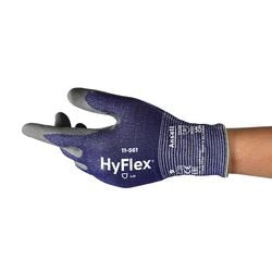 Veiligheidshandschoenen hyflex 11561r070-1p maat 7 donkerblauw pak van 12 paar