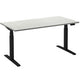 Zit-sta-bureau ceha ade2plhl148q9005w wit melamine, metaal