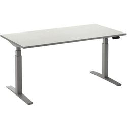 Zit-sta-bureau ceha ade2plme128q9006w wit melamine, metaal