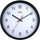 Wandklok viking rd3330b wit, zwart