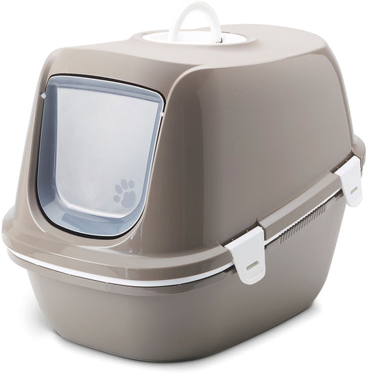 Savic reina sift - kattenbak - zeef - warmgrijs - 64 x 46 x 48 cm