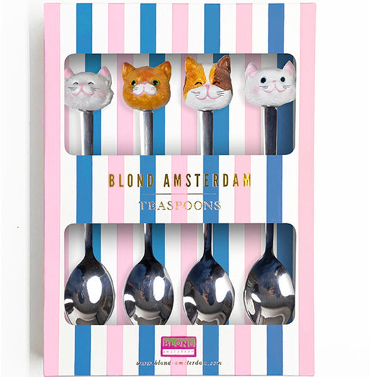 Blond amsterdam , specials, dier: set theelepels cat
