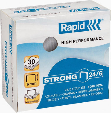 Rapid nieten 24 6 gegalvaniseerd strong 5000 stuks