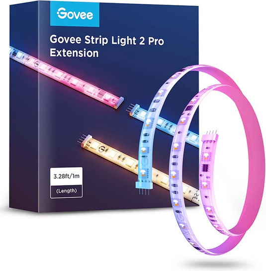 Govee slimme ledstrip 1m rgbic+ww - uitbreiding voor strip light pro