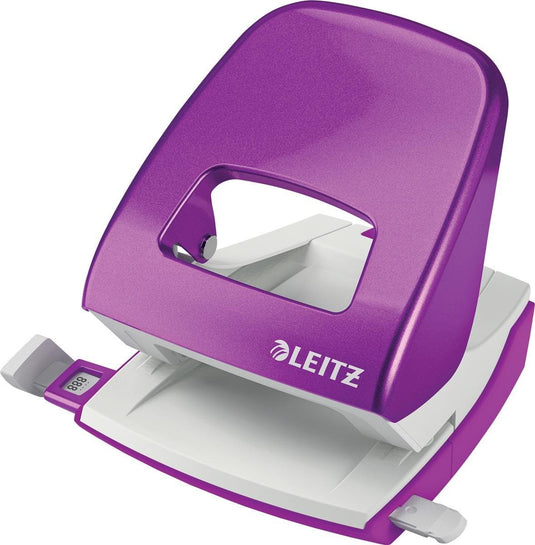 Leitz wow perforator 30 blad paars op blister
