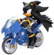 Jakks sonic dc shadow 13 cm met batcycle blauw