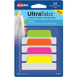 Indexen avery 74767 multikleur pl (polyester)