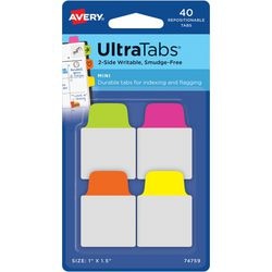 Indexen avery 74759 multikleur pl (polyester)