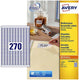 Merkloos sans marque huismerk avery l4730-rev-25 afneembare etiket