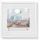 Walther new lifestyle - kunststof lijst - fotoformaat 30x30 cm - wit