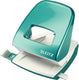 Leitz nexxt wow perforator - 2-gaats - perforeert tot 30 vel - ijsblauw metallic