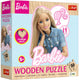 Trefl favorite fashionable barbie mattel hout houten legpuzzel - 50 stukjes - vanaf 4 jaar