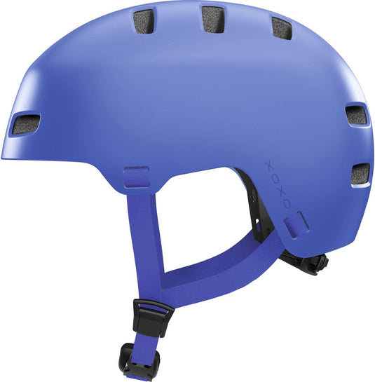 Abus fietshelm xoxo mono blue s - 51-55 cm - blauw - geschikt voor gebruik op elektrische fietsen - stadsfietsen - 370 g