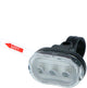 Dresco fietsverlichting - fietslamp classic - led koplamp zwart