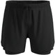 Odlo zeroweight 5 inch 2-in-1 hardloopshort 2.0 - mannen - - s