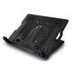 Act laptopstandaard ac8110 zwart aluminium, kunststof
