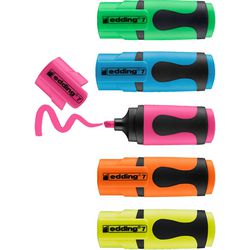 Mini tekstmarker kleurenassortiment pk5