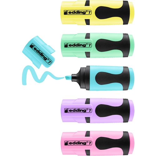 Tekstmarker edding e-7 pastel beitelpunt
