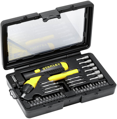 Stanley 38 delige pistoolgreep ratel-bit-set - 0-63-038
