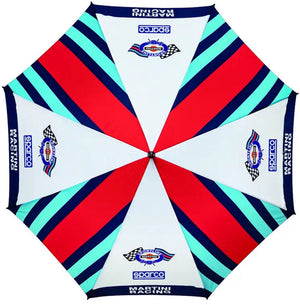 Sparco martini racing replica 80 martini racing paraplu - zwart — marineblauw — maat onesize