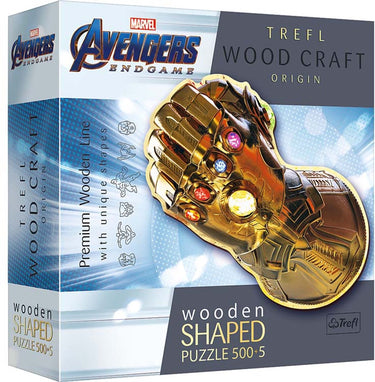 Trefl puzzel infinity gauntlet marvel heroes 500+5 stukjes hout.
