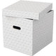 Esselte opbergdoos 628288 cube large 36 l wit