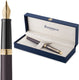 Waterman hémisphère vulpen | de subtiele versie | lavazwart | roestvrijstalen fijne penpunt | met geschenkdoos