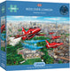 Gibsons - reds over london (door matthew emeny) - 1000 stukjes 68×49cm (b×h) - legpuzzel voor volwassenen