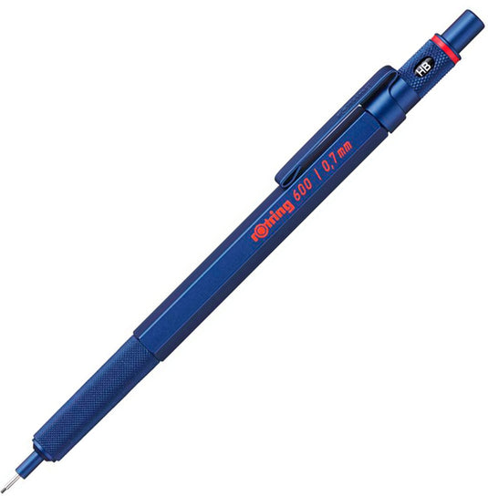Rotring 600-vulpotlood - 0,7 mm - blauwe behuizing