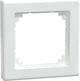 Schneider electric afdekraam - m-smart - 1-voudig - actief wit