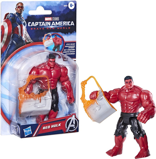 Hasbro avengers actiefiguur red hulk 10cm marvel speelgoed.