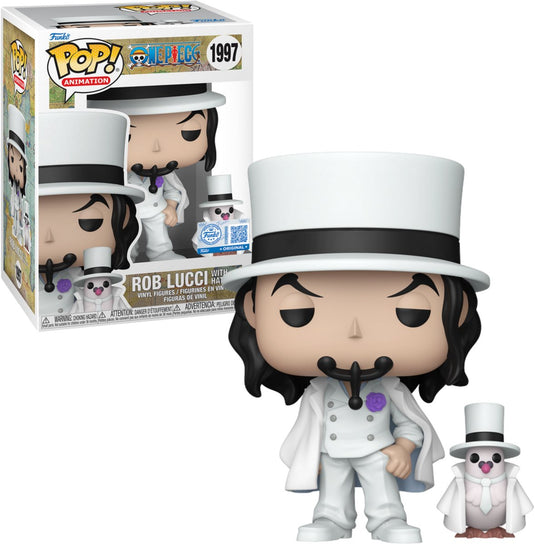 Funko [sale] pop! animation: one piece - rob lucci with hattori