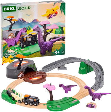 Brio treinbaan avonturenset - dinosaurus - 21-delig