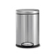 Simplehuman prullenbak rond 4,5 l - zilver - rvs